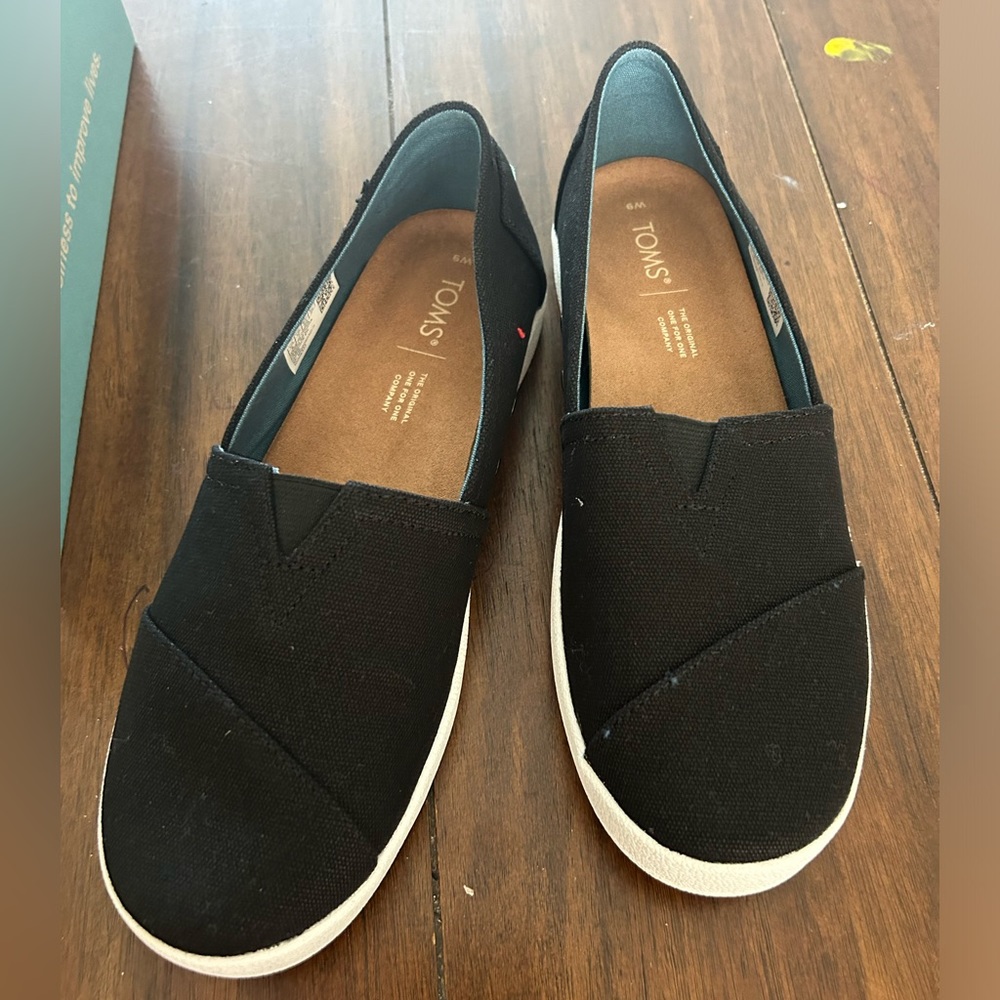 TOMS Avalon black canvas